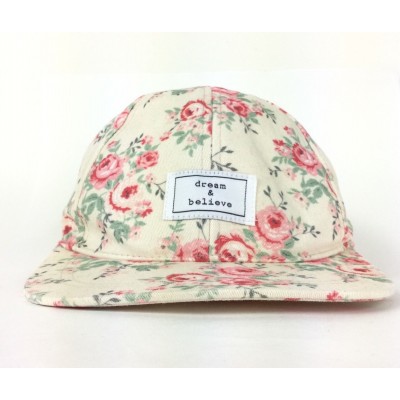H&M Dream and Believe Floral Baseball Cap Hat Snapback Fits Most  Cotton  eb-28148519